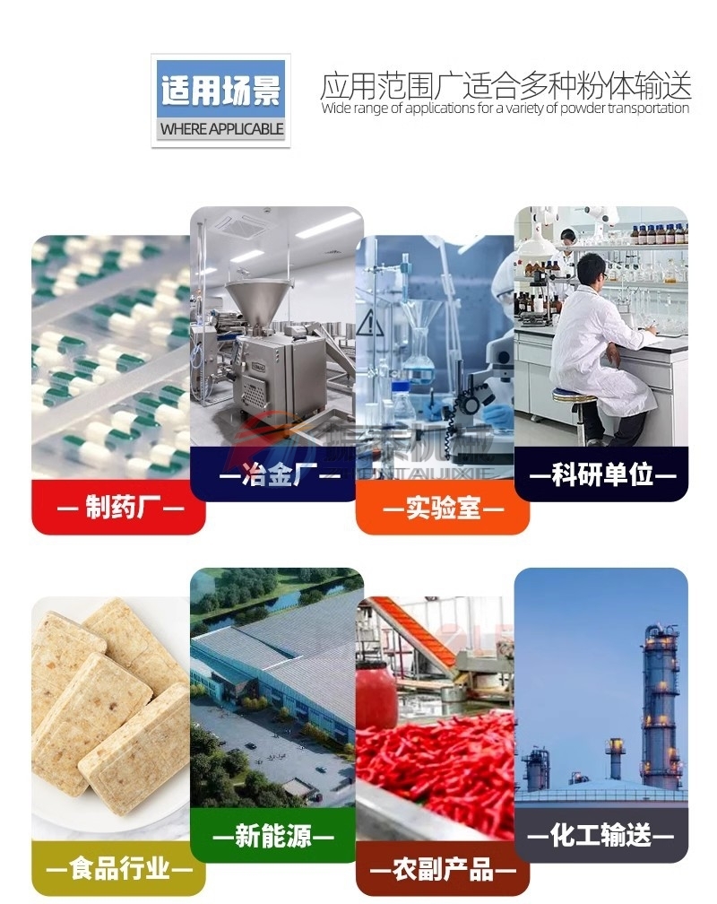PVDF粉料真空上料机应用范围