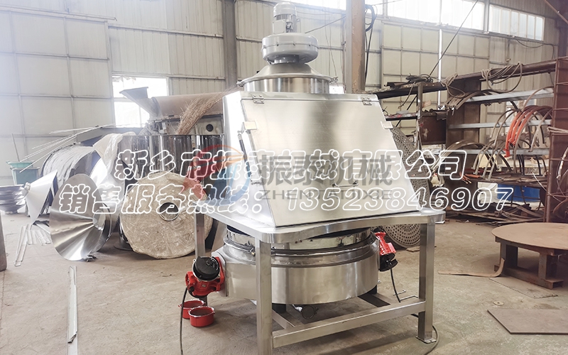 粉尘污染克星就选无尘投料站直排振动筛