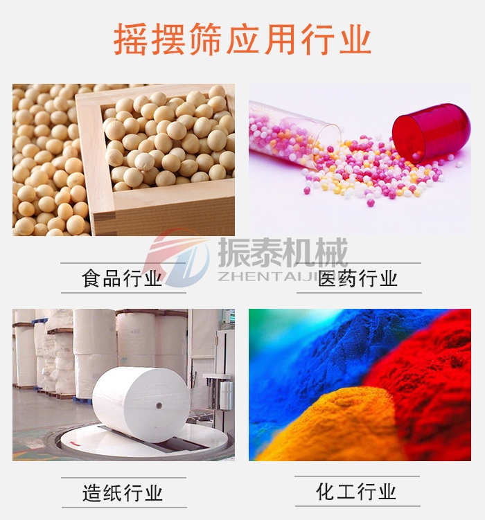 机制砂圆形摇摆筛应用行业