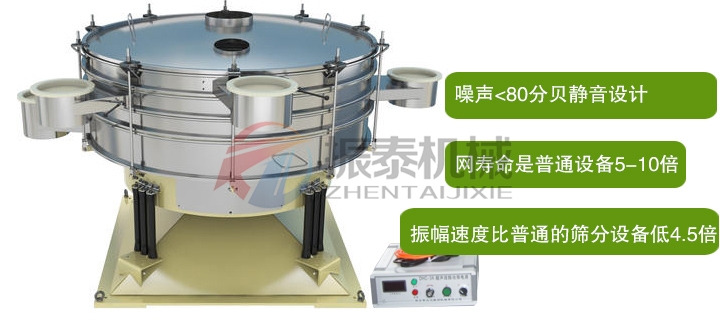 玻璃微珠分级除杂超声波摇摆筛原理