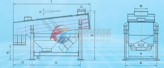 槟郎直线振动筛安装图